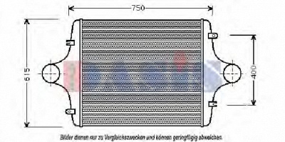 AKS DASIS 267100n -  Интеркулер